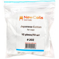 New Coils Japanese Сotton for vape 10 шт. Zip пакет #202